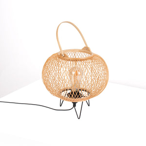 Lámpara de mesa de bambú "Sendai" - E27 & Lámpara de mesa de bambú "Sendai" - E27