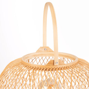 Lámpara de mesa de bambú "Sendai" - E27 (10)