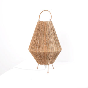 Lampara de pie rústica de yute "Ross" - E27 (6)