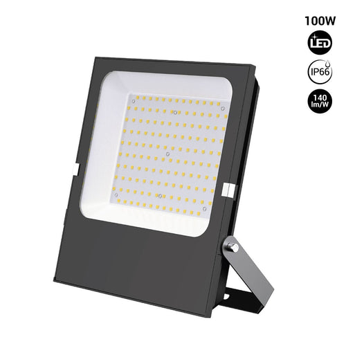 Outdoor LED floodlight 100W - 12-24V DC - 120º - IP66
