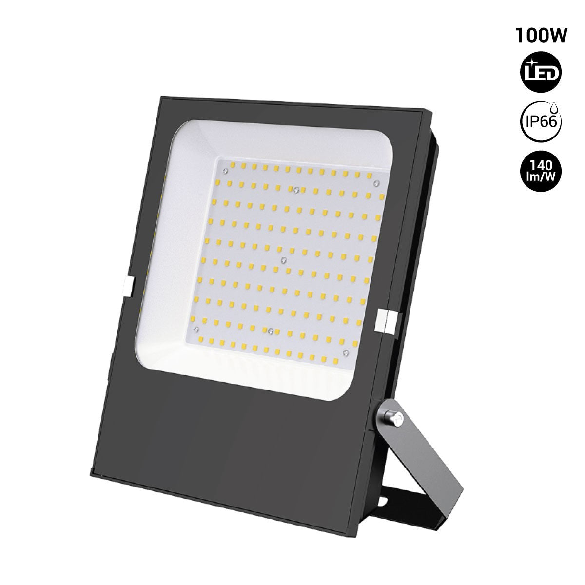 Proyector LED exterior 100W - 12-24V DC - 120º - IP66
