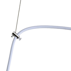 Lampara colgante doble metal y madera "Selroom" - Blanco - 2xE27 (10)