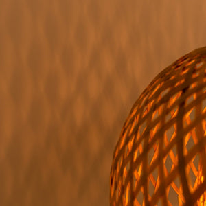 Lámpara colgante mimbre triple "Trisa" - 3xE27 - Barcelona Led-Decoración