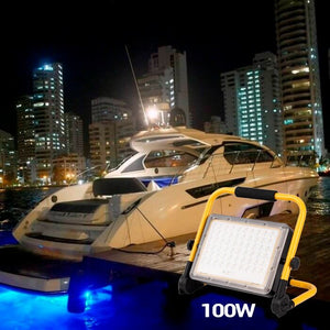Proyector LED portátil de trabajo 100W - IP65 - 6000K - Barcelona Led-