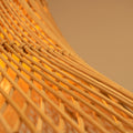 Wicker pendant lamp