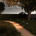 Kit x 4 outdoor solar spotlights with solar panel - 5W - IP66 - 3000K 3
