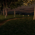 Kit x 4 outdoor solar spotlights with solar panel - 5W - IP66 - 3000K 4