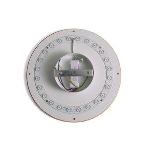Aplique de pared circular en madera "Lune" - 12W - Ø 20cm (3)