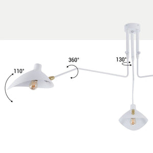 Lámpara de techo de diseño "Muller" - 3xE27 - Barcelona Led-Decoración