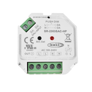 Controlador monocolor DALI y PUSH Dimmer - 400W - 1 canal - 100-240V AC - Sunricher - Barcelona Led-Control y regulación