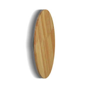 Aplique de pared circular en madera "Lune" - 26W - Ø 30cm - Barcelona Led-Decoración