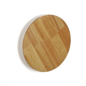 Aplique de pared circular en madera "Lune" - 26W - Ø 30cm - Barcelona Led-Decoración