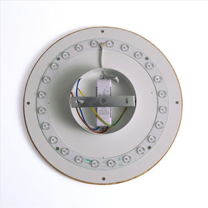Aplique de pared circular en madera "Lune" - 26W - Ø 30cm - Barcelona Led-Decoración