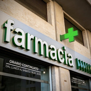 Cruz de farmacia LED monocolor verde - 80x80cm - Doble cara - Exterior - Barcelona Led-Signage