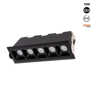 Foco lineal LED empotrable 10W - Chip OSRAM - UGR18 - CRI90 (12)