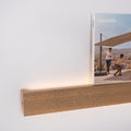 Wood linear wall light
