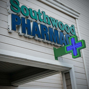 Cruz de farmacia LED RGB multicolor programable P6 - Exterior (5)