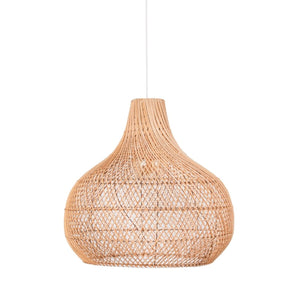 Lámpara colgante de mimbre "Samoa" - Barcelona Led-Decoración