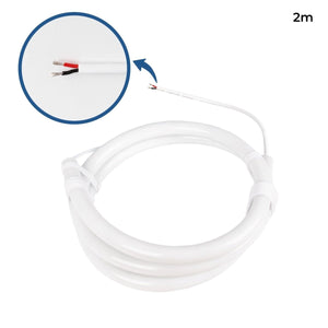 Neón LED flexible 360º circular - Ø22mm - 2 metros - 24V DC - 240Ch/m - 19,2W/m - IP65 - Barcelona Led-