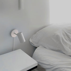 Aplique de pared interior orientable "Ben" con cable y enchufe - E27 (42)