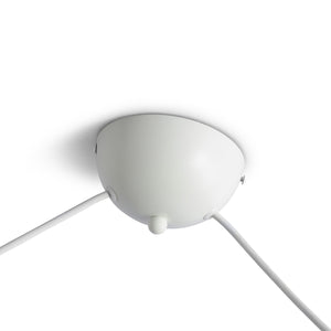 Lampara colgante doble metal y madera "Selroom" - Blanco - 2xE27 (9)