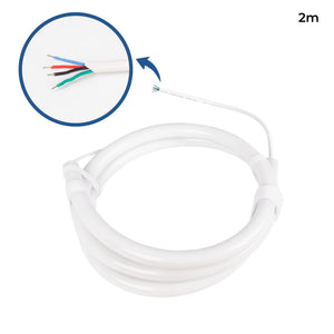 Neón LED flexible 360º circular RGB - Ø22mm - 2 metros - 24V DC- 240Ch/m - 28W/m - IP65 (7)