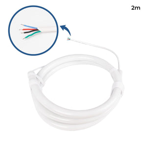 Neón LED flexible 360º circular RGB - Ø22mm - 2 metros - 24V DC- 240Ch/m - 28W/m - IP65 (7)