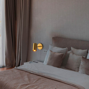 Aplique de pared interior orientable "Ben" con cable y enchufe - E27 (13)