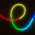 Intelligent RGB flexible LED neon IC - 360º circular - Ø22mm - 4 meters - 12V DC - 28W/m - IP65 5