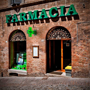 Cruz de farmacia LED monocolor verde - 50x50cm - Doble cara - Exterior - Barcelona Led-Signage