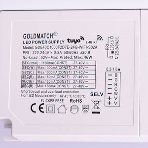 Panel LED empotrable WIFI SMART RGB / RGBW + CCT - 60x60 cm - 40W - Con KIT de montaje (12)