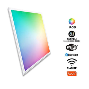 Panel LED WIFI SMART RGB / RGBW + CCT - 60x60 cm - 40W - IP40 - Barcelona Led-