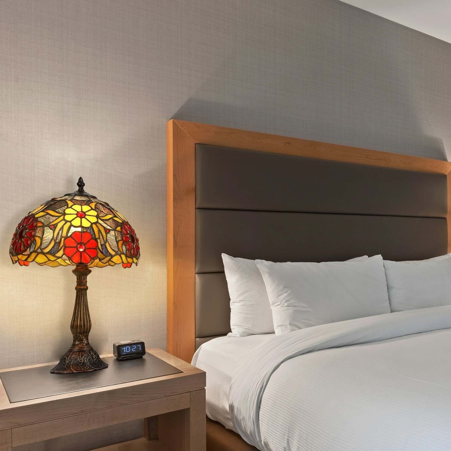 Lámpara de mesa "Saura" inspiración "Tiffany" - Ø 30cm (1)