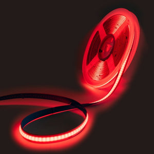Tira LED COB 24V DC - 12W/m - Colores - 8mm - IP20 - Rollo de 5 metros - Corte cada 4cm - Barcelona Led-