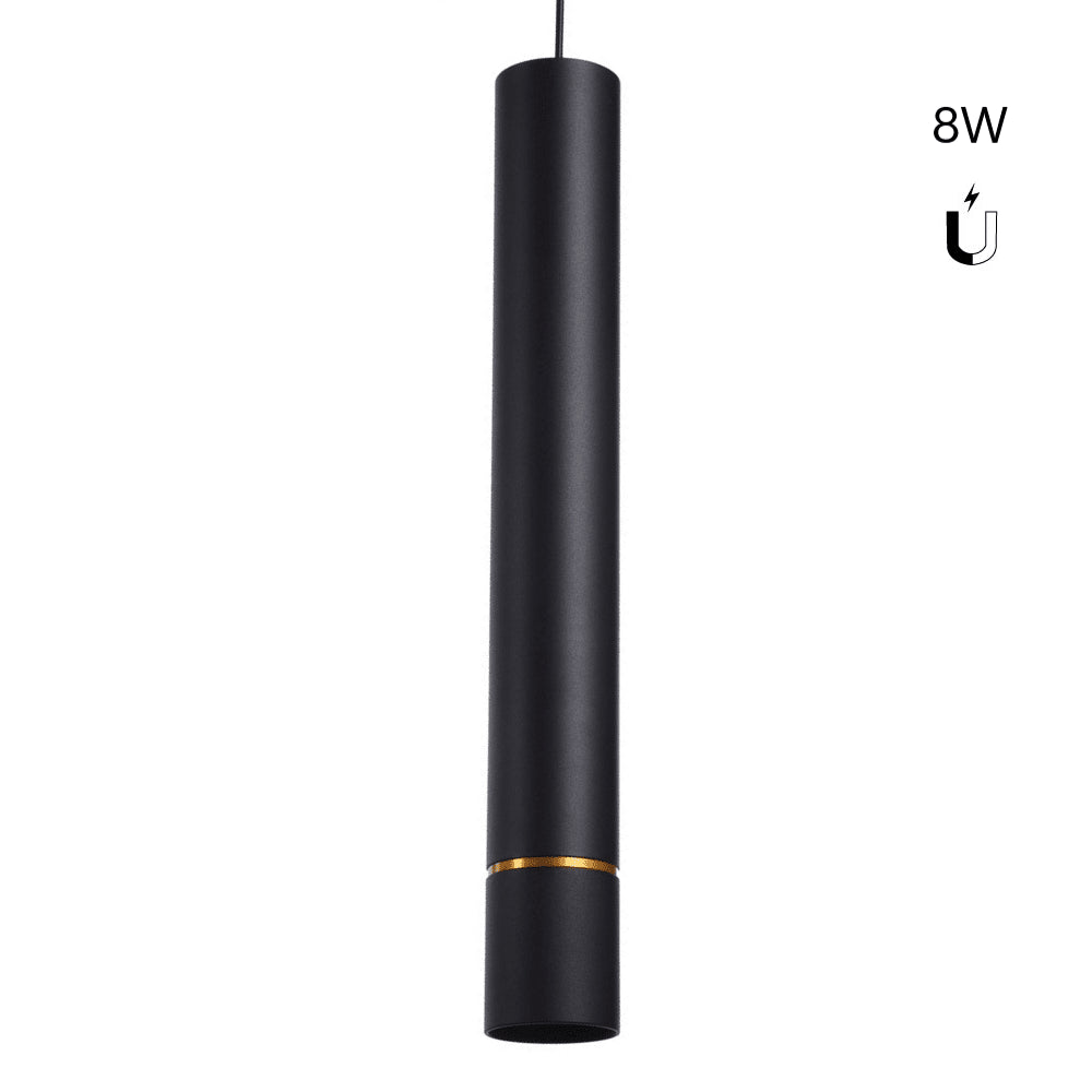 Foco de suspensión LED para carril magnético 48V - 8W - Línea dorada - Barcelona Led-