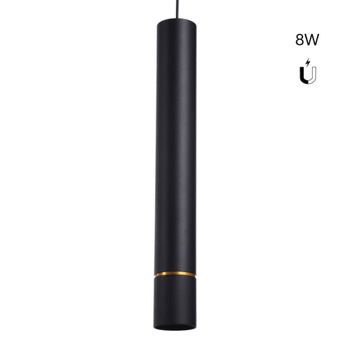 Zawieszany reflektor LED do szyny magnetycznej 48V - 8W - Gold line