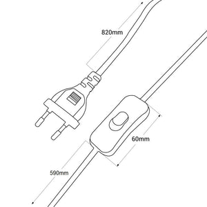 Lámpara de mesa "Candice" inspiración "Tiffany" - Ø 20cm (14)