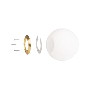 Bola de cristal opalino para recambio - Ø150mm (1)