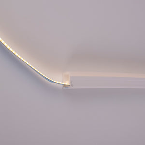 Funda de silicona flexible - Convierte tira LED a neón - 16x16mm - 5 metros - Curvatura vertical (1)