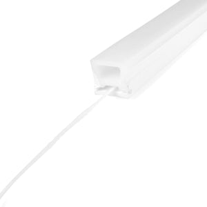 Funda de silicona flexible blanca - Tira LED a neón - 16x16 mm - 3 lados - Superficie - Barcelona Led-Accesorios