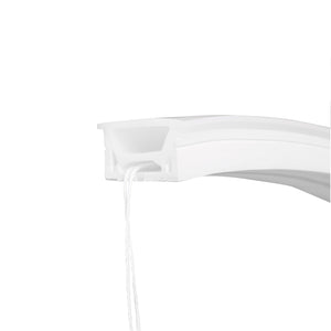 Funda de silicona flexible empotrable para convertir tira LED a neón - 30x20mm - 5 metros - Curvatura vertical