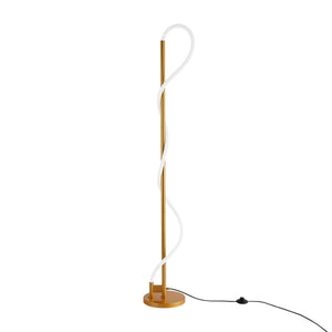 Lámpara de pie moderna neón ondulante "Corda" - 360º - Regulable - 30W - 3000K - Barcelona Led-Decoración