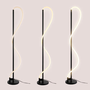 Lámpara de pie moderna neón ondulante "Corda" - 360º - Regulable - 30W - 3000K (27)