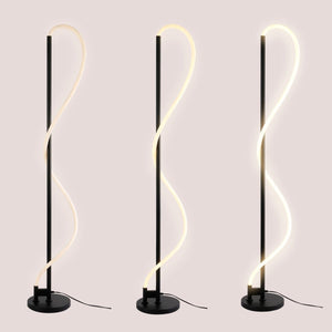 Lámpara de pie moderna neón ondulante "Corda" - 360º - Regulable - 30W - 3000K - Barcelona Led-Decoración
