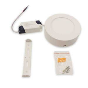 Plafón techo LED circular 6W - Ø11,5cm - 365lm (12)