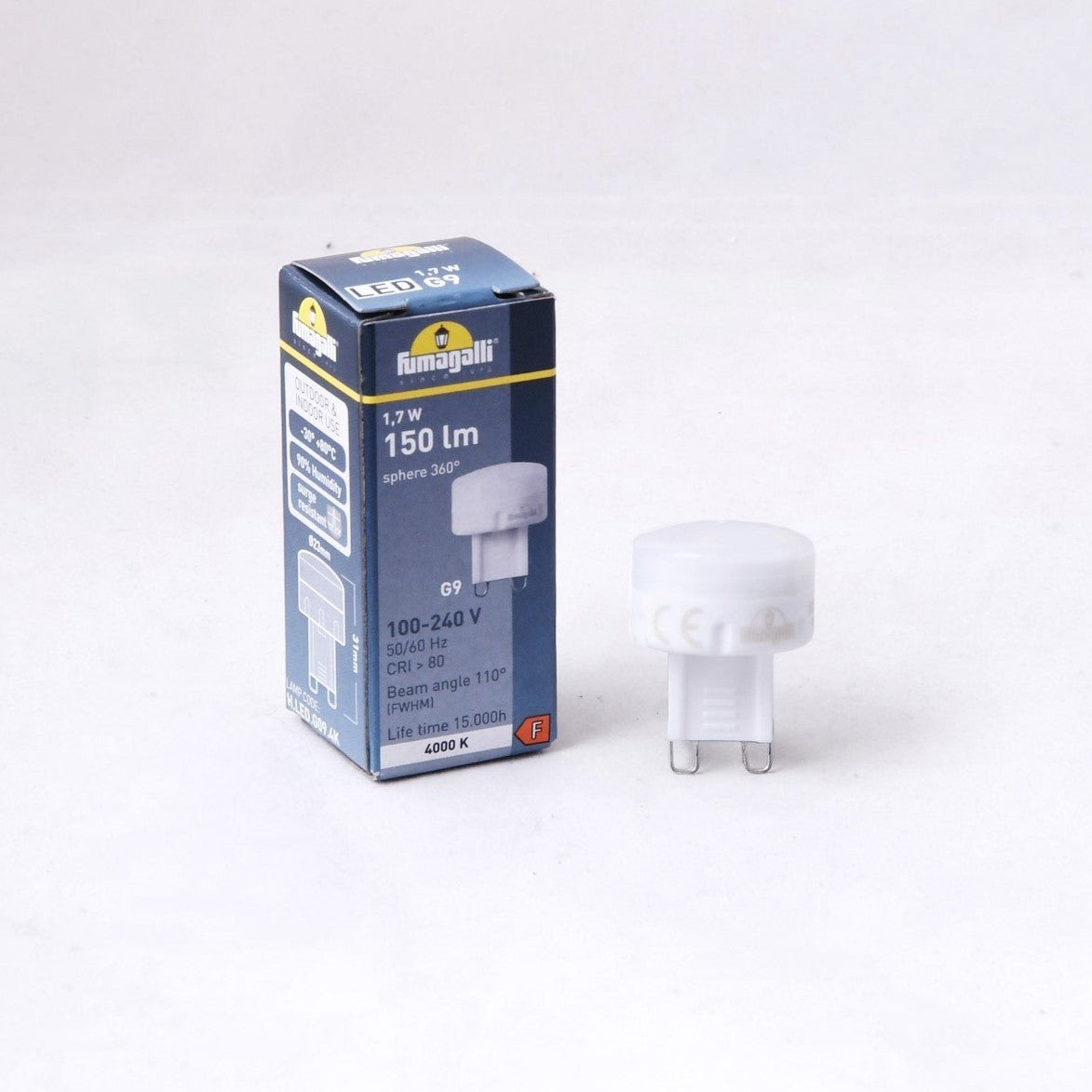 Bombilla LED G9 - 1,7W - Fumagalli & Bombilla LED G9 - 1,7W - Fumagalli