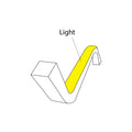 White flexible silicone sleeve - Neon LED strip - 10x18 mm - Surface 4