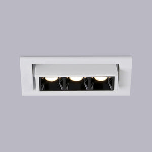 Foco lineal LED empotrable 6W - Orientable - UGR18 - CRI90 - Chip OSRAM - 2800K - Barcelona Led-