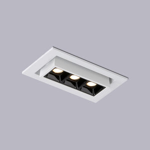 Foco lineal LED empotrable 6W - Orientable - UGR18 - CRI90 - Chip OSRAM - 2800K - Barcelona Led-