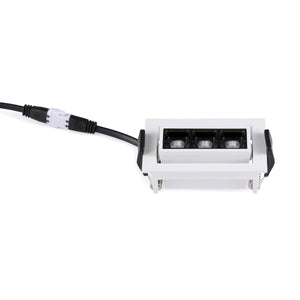 Foco lineal LED empotrable 6W - Orientable - UGR18 - CRI90 - Chip OSRAM - 2800K - Barcelona Led-